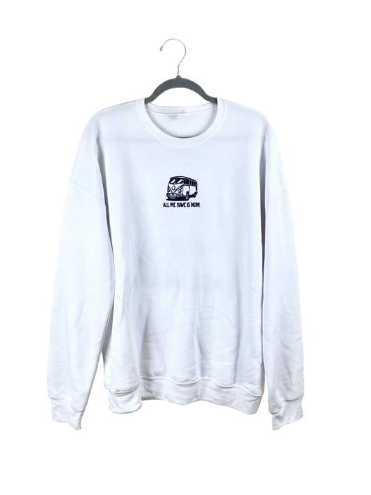 Live Each Moment - White - Sweatshirt