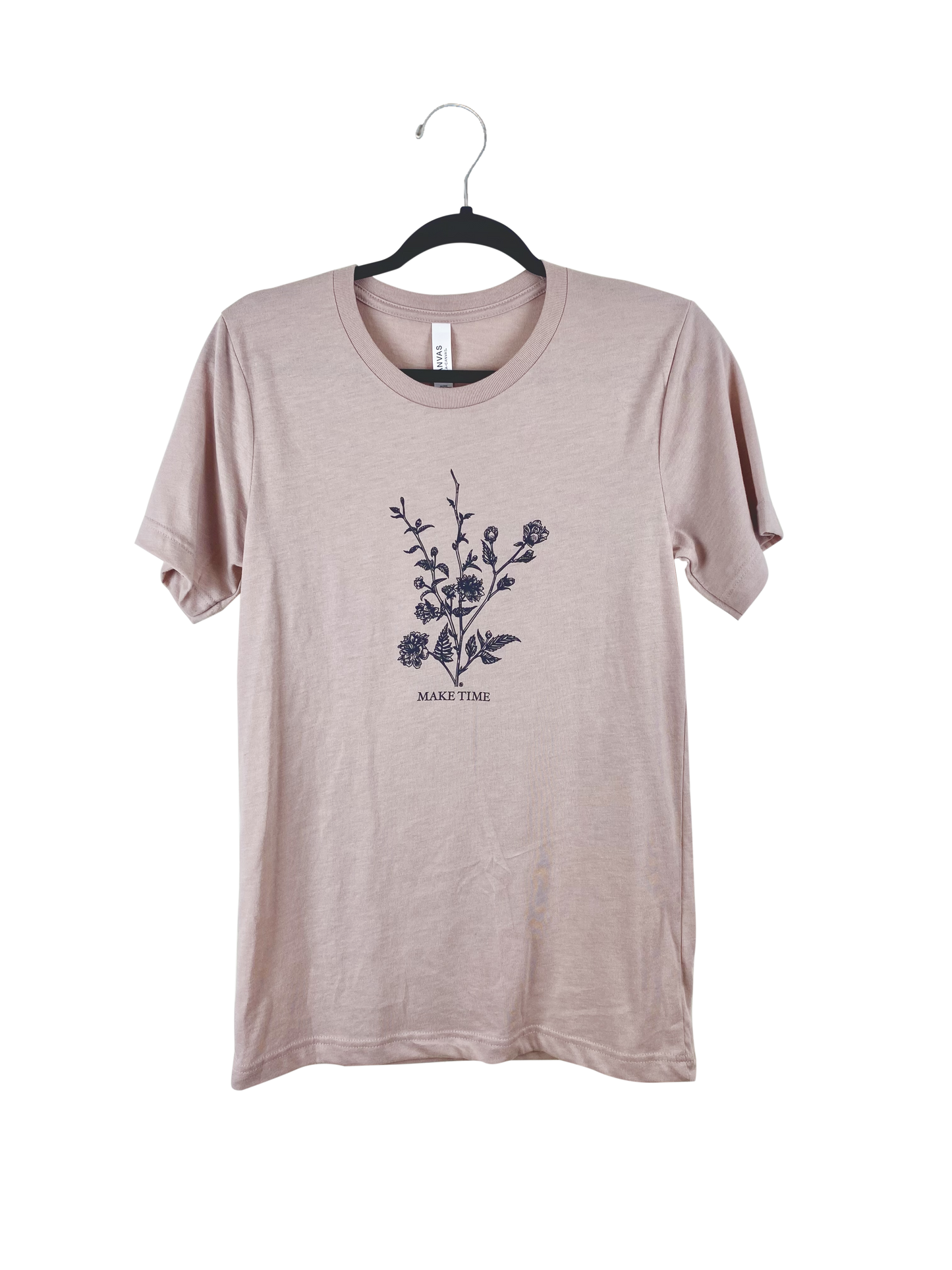 Make Time - Heather Pink Gravel - Unisex T-Shirt