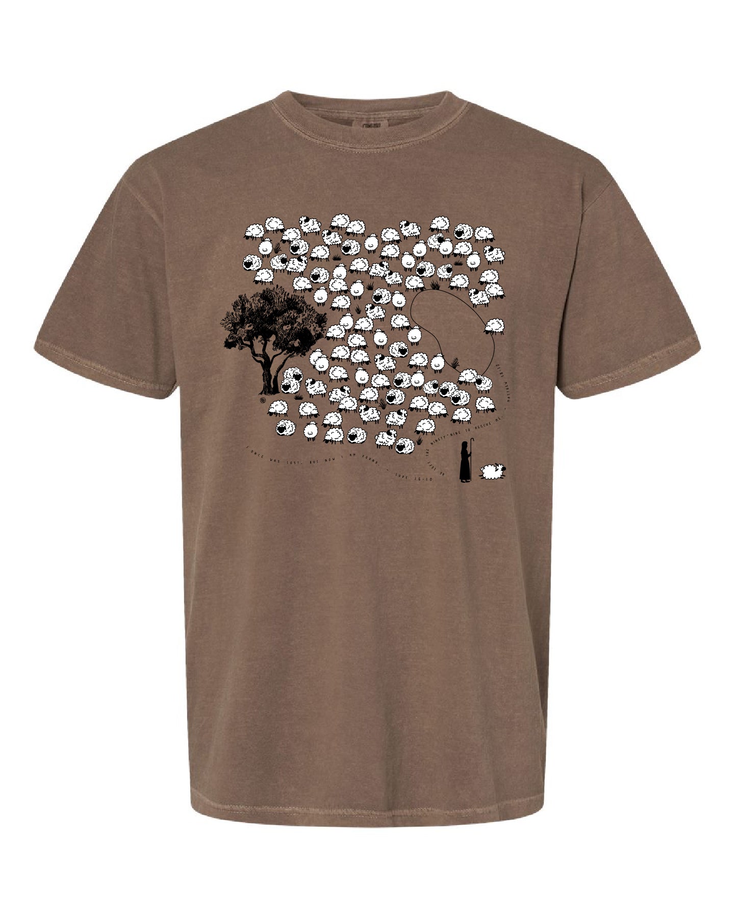 He Left The 99 To Rescue Me - Espresso - Unisex T-Shirt