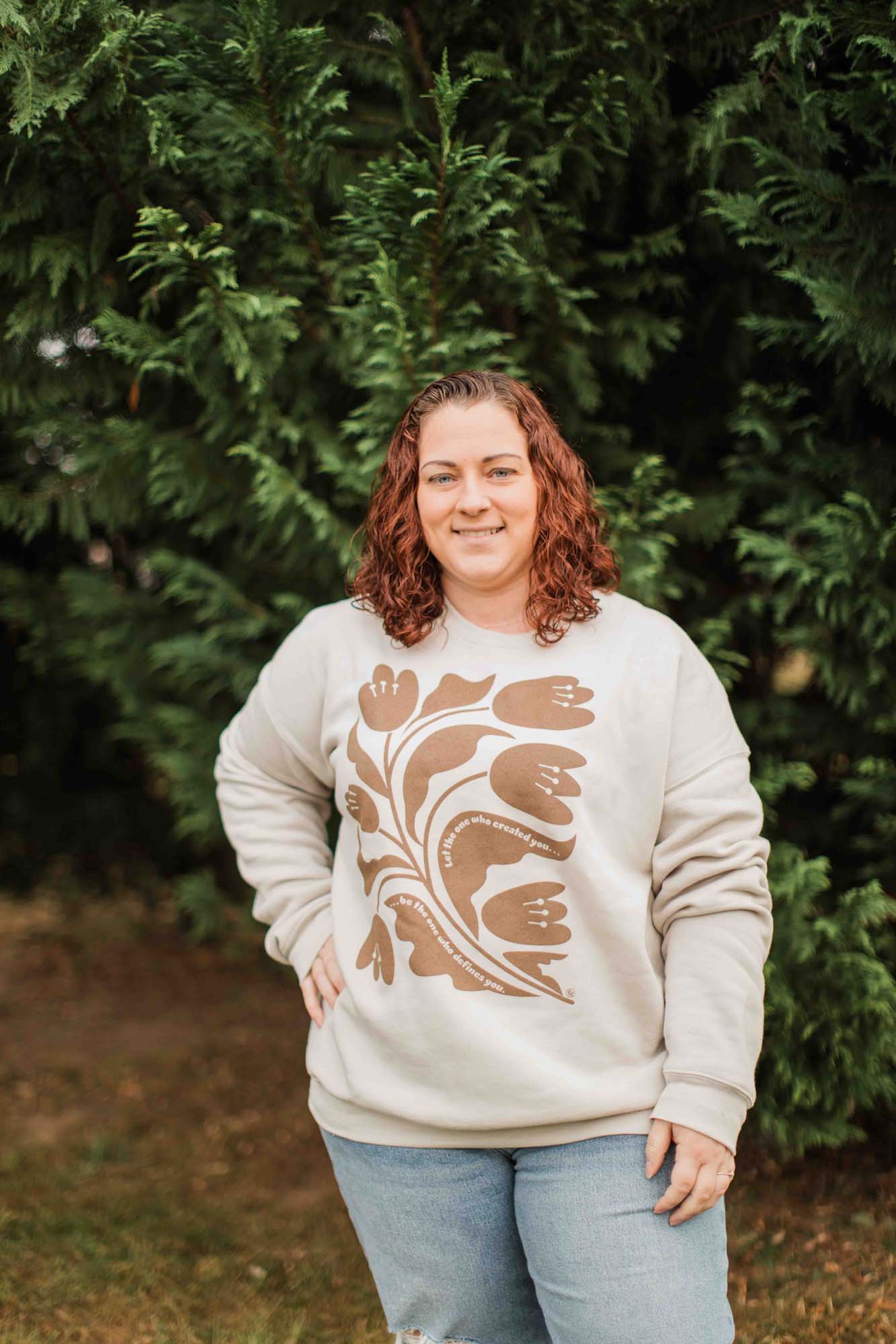 Let The One Who Created You - Heather Dust - Sweatshirt